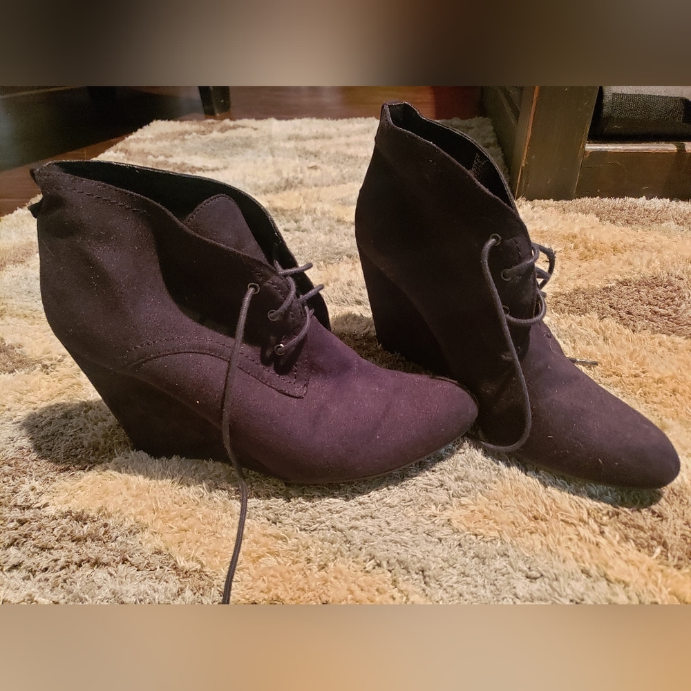 Black Sued Shoes